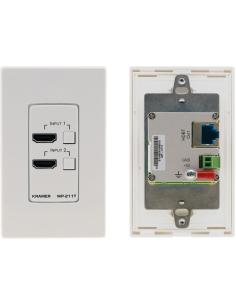 Kramer Electronics WP211T 20-804971195 Placa Adaptadora Blanco-1382894