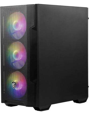 MSI MAG FORGE M100R Cristal Templado USB 3.2 ARGB Negra