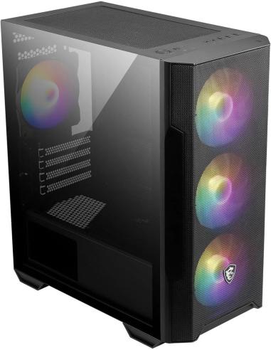 MSI MAG FORGE M100R Cristal Templado USB 3.2 ARGB Negra