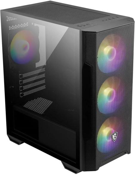 MSI MAG FORGE M100R Cristal Templado USB 3.2 ARGB Negra