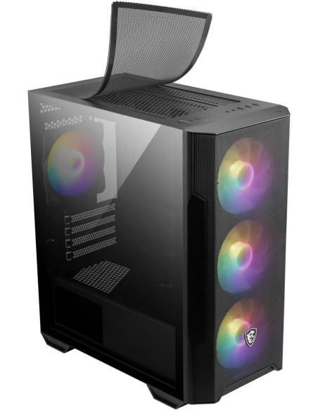 MSI MAG FORGE M100R Cristal Templado USB 3.2 ARGB Negra