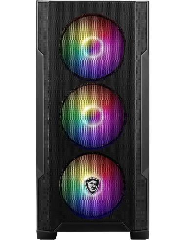 MSI MAG FORGE M100R Cristal Templado USB 3.2 ARGB Negra