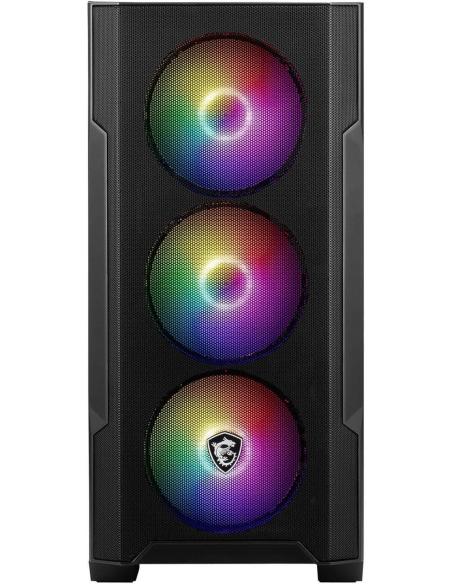 MSI MAG FORGE M100R Cristal Templado USB 3.2 ARGB Negra