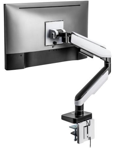 Ewent EW1509 Soporte de Mesa para Monitor 17 - 49" Máx. 20 Kg Blanco con Luces RGB