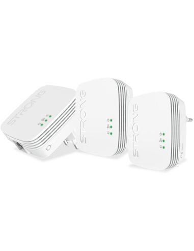 Strong Powerline 600 Mini Triple Pack PLC 600 Mbit/s