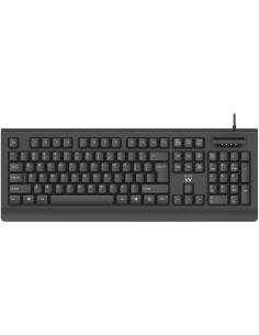 Ewent EW3286 Teclado USB con Lector DNI Negro-1382174