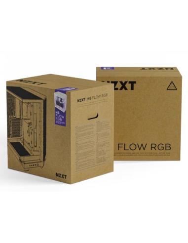 NZXT H6 Flow RGB Cristal Templado USB-C 3.2 Negra