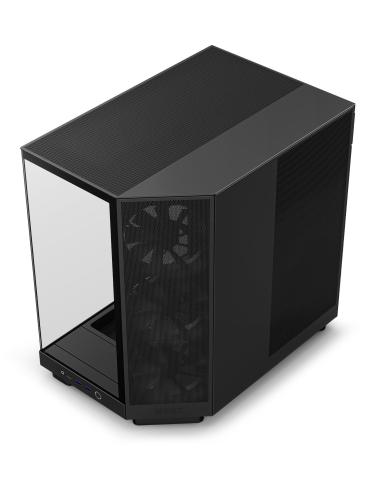 NZXT H6 Flow Cristal Templado USB-C 3.2 Negro