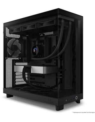 NZXT H6 Flow Cristal Templado USB-C 3.2 Negro