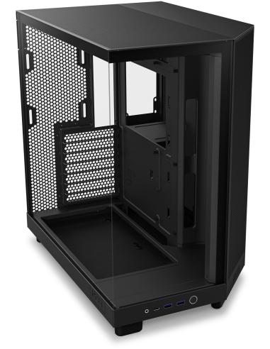 NZXT H6 Flow Cristal Templado USB-C 3.2 Negro