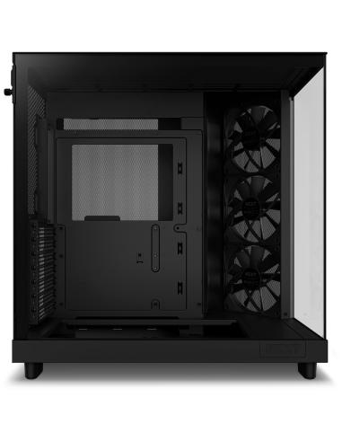 NZXT H6 Flow Cristal Templado USB-C 3.2 Negro