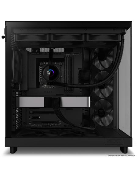 NZXT H6 Flow Cristal Templado USB-C 3.2 Negro