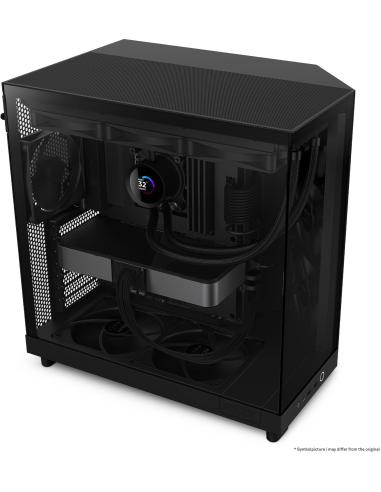 NZXT H6 Flow Cristal Templado USB-C 3.2 Negro