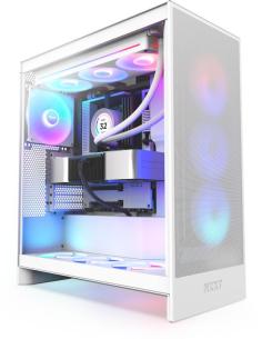 NZXT H7 Flow RGB (2024) Cristal Templado USB 3.2 Blanca-1382131
