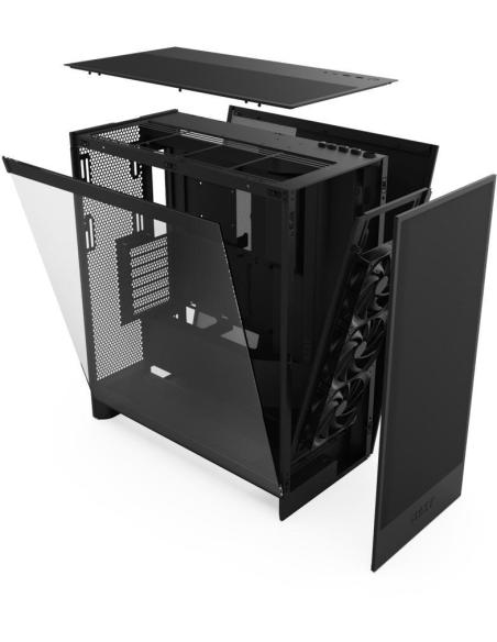 NZXT H7 Flow Torre ATX Cristal Templado USB 3.0 Negra
