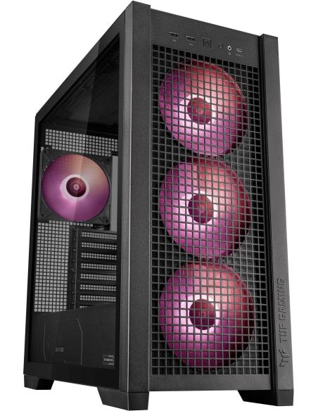 Asus TUF Gaming GT302 ARGB Cristal Templado USB 3.2 Negra