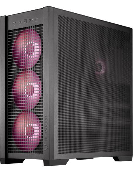 Asus TUF Gaming GT302 ARGB Cristal Templado USB 3.2 Negra