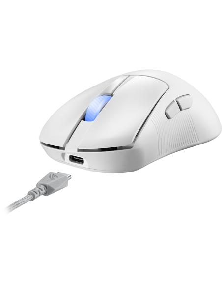 Asus ROG Keris II Ace Ratón Gaming Inalámbrico 42000 DPI Blanco