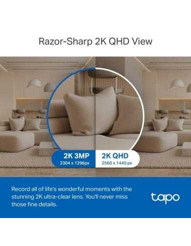 TP-Link TC72 Pan/Tilt AI Cámara Wi-Fi Vigilancia con Visión Nocturna 360º QHD