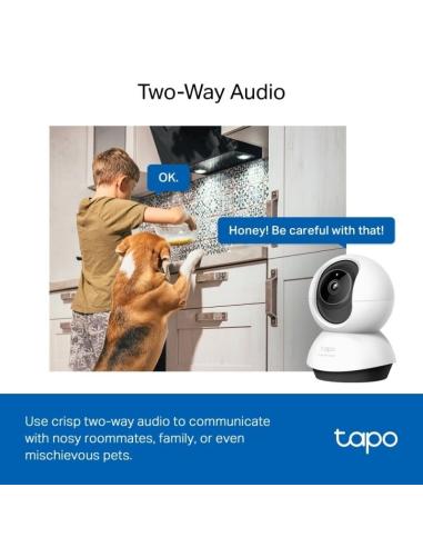 TP-Link TC72 Pan/Tilt AI Cámara Wi-Fi Vigilancia con Visión Nocturna 360º QHD
