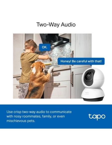 TP-Link TC72 Pan/Tilt AI Cámara Wi-Fi Vigilancia con Visión Nocturna 360º QHD