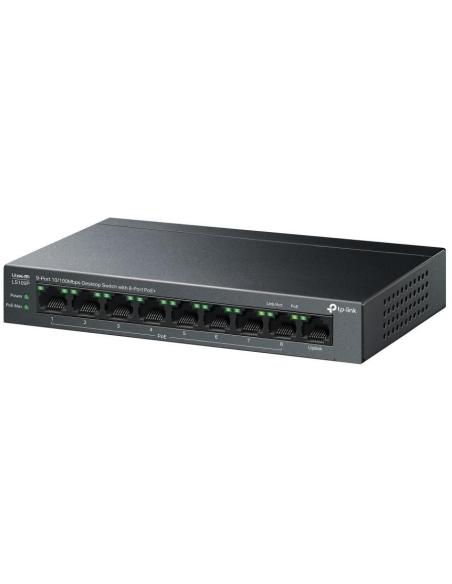 TP-Link LS109P Switch PoE L2 9 Puertos Gigabit Ethernet