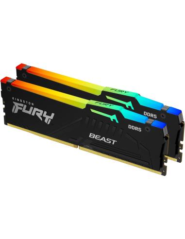 Kingston FURY Beast RGB DDR5 6400MHz 64GB (2x32GB) CL32 AMD EXPO ECC