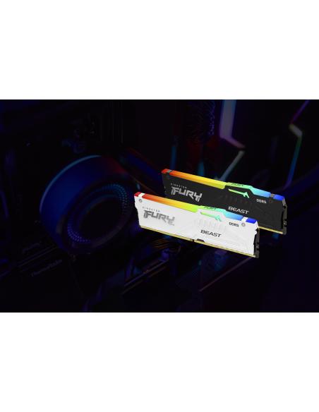 Kingston Fury Beast RGB DDR5 6000MHz 16GB CL30 Blanco
