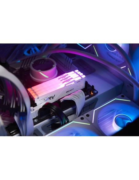 Kingston Fury Beast RGB DDR5 6000MHz 16GB CL30 Blanco