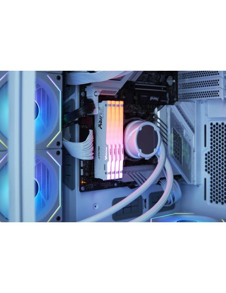 Kingston FURY Beast RGB DDR5 6000MHz 32GB CL30 AMD EXPO ECC Blanco