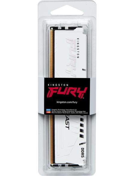 Kingston FURY Beast DDR5 6000MHz 16GB CL30 blanco