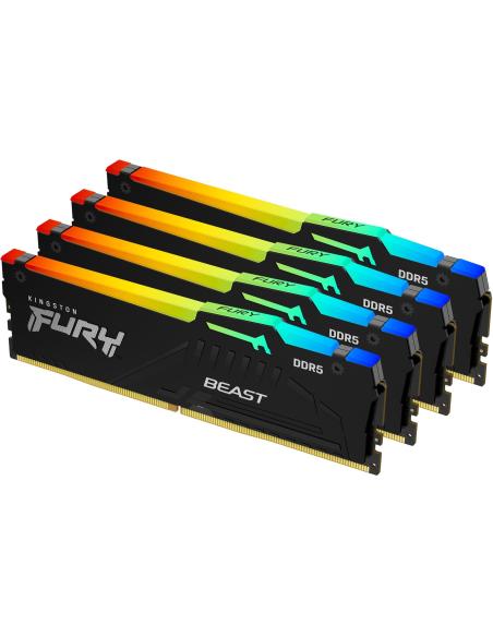Kingston FURY Beast RGB DDR5 6000MHz 64GB (4x16GB) CL40