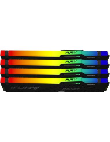 Kingston FURY Beast RGB DDR5 6000MHz 64GB (4x16GB) CL40