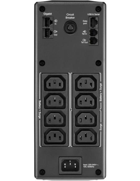 APC Back-UPS Pro SAI Línea Interactiva 1600VA 960W