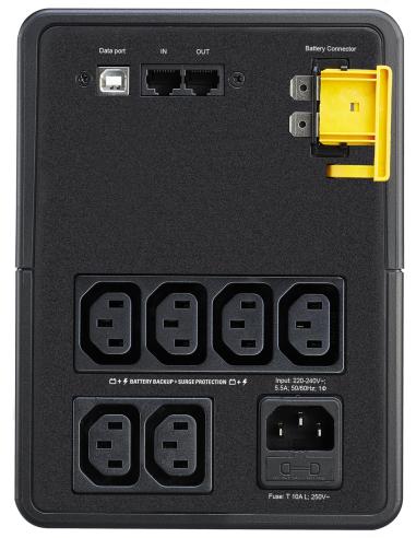 APC BX1200MI Back-UPS Sistema de Alimentación Ininterrumpida SAI 1200 VA