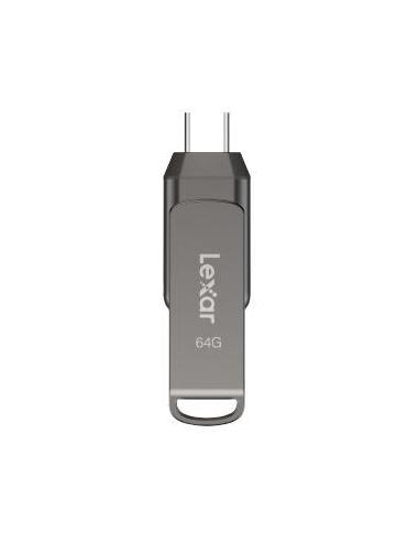 Lexar JumpDrive LJDD400064G-BNQNG 64GB USB-C 3.2 Gen1 Gris