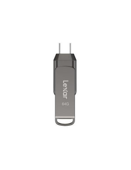 Lexar JumpDrive LJDD400064G-BNQNG 64GB USB-C 3.2 Gen1 Gris