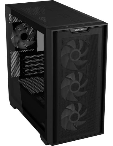 Asus A21 PLUS ARGB Mid Tower mATX Cristal Templado USB 3.0 Negra