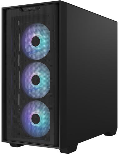Asus A21 PLUS ARGB Mid Tower mATX Cristal Templado USB 3.0 Negra