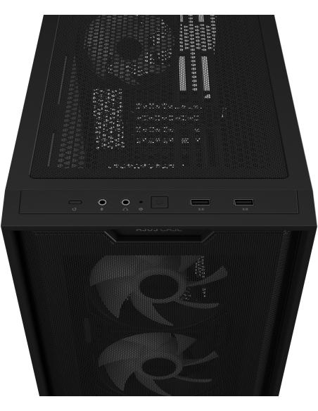 Asus A21 PLUS ARGB Mid Tower mATX Cristal Templado USB 3.0 Negra