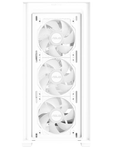 Asus A21 PLUS ARGB Mid Tower mATX Cristal Templado USB 3.0 Blanca