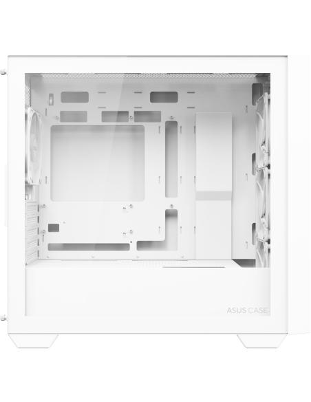 Asus A21 PLUS ARGB Mid Tower mATX Cristal Templado USB 3.0 Blanca
