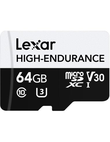 Lexar High Endurance 64GB MicroSDXC UHS-I Clase 10
