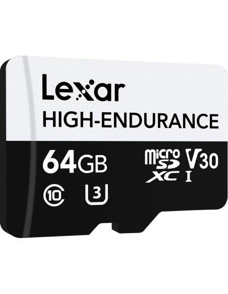 Lexar High Endurance 64GB MicroSDXC UHS-I Clase 10