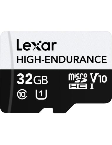 Lexar High Endurance 32GB MicroSDHC UHS-I Clase 10