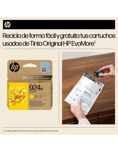HP EvoMore 924e 4K0U9NE Cartucho de Tinta Original Amarilla