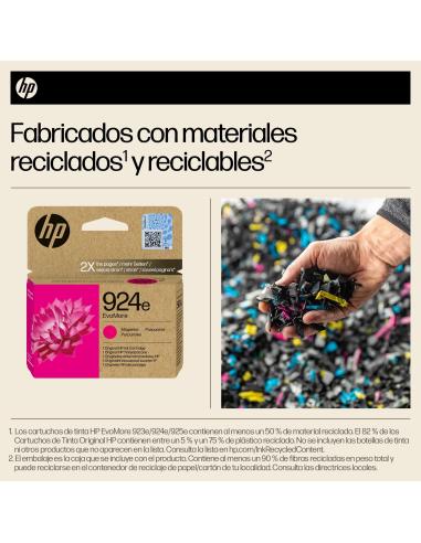 HP EvoMore 924e 4K0U8NE Cartucho de Tinta Original Magenta