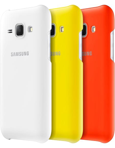 Samsung EF-PJ100B Funda para Smartphone Blanda Galaxy J1 Amarilla