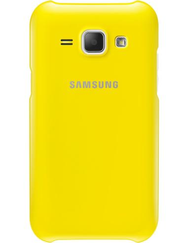 Samsung EF-PJ100B Funda para Smartphone Blanda Galaxy J1 Amarilla