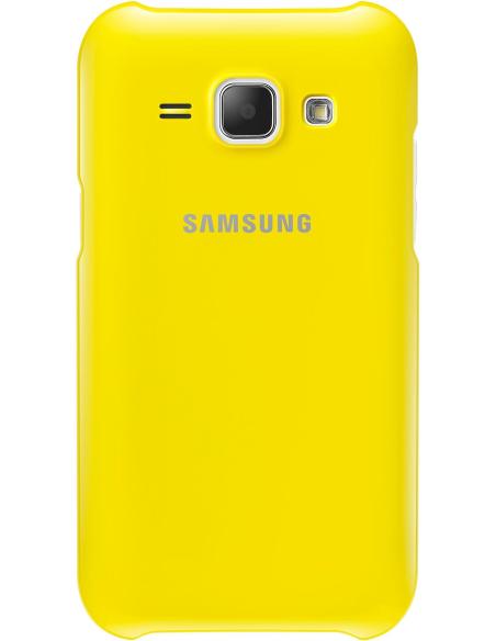 Samsung EF-PJ100B Funda para Smartphone Blanda Galaxy J1 Amarilla